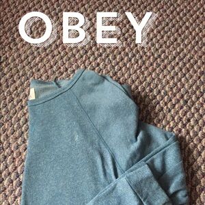 Obey Blue Women's Top